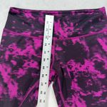 Lululemon  Wunder Under‎ Crop Leggings Yoga Pants Purple Black Athletic Size 6 Photo 2