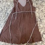 Splendid  Brown and White Striped Top Photo 0