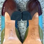 John Fluevog Brogued Lace-up Oxford Heel Blue Green Burgundy 11 Discontinued Photo 10