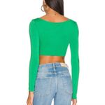 NWOT SUPER SEXY HOUSE OF HARLOW×REVOLVE YULIA CROP TOP IN GREEN SZ XL Photo 3