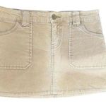 Forever 21 Vintage  tan corduroy mini skirt Photo 0