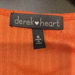 Derek Heart  Short Sleeve Midi Dress with Belt Pumpkin Spice Small Photo 5