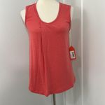 Oiselle New Size 4 Coral Red In the Fold Tank Top Photo 1