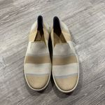 Rothy's Tan Stripe Slip On Loafer Shoes Size 12 Photo 2