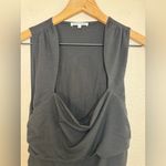 Reformation  Greyson Knit Sleeveless Top in Black size Medium $68 Photo 4