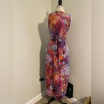 Vivienne Tam  silk maxi tank dress floral watercolor Photo 7