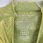 Free People  Movement Women's Yellow Mock Neck Long Sleeve‎ Textured Top Size M/L Photo 7