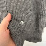 Lululemon Women’s Small Grey Seva Merino Wool Sweater Photo 2