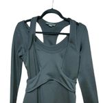 Alexander Wang Black Harness Long Sleeve Ponte CutOut Bodycon Mini Dress Size 10 Photo 4