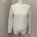 Club Monaco Club‎ Monaco White & Sheer Crew Neck Sweater XL Photo 1