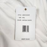 Zac and Rachel Tie Waist Crop Pants in Cream Color Size XXL NWT Photo 15