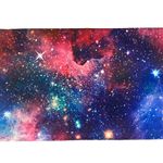 Ipsy Pink and Blue Galaxy Print Zippered Makeup Pouch Photo 0