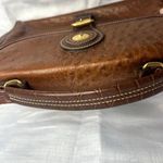 Carryland USA Faux Croc Satchel Purse Vintage Brown Photo 4