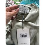 Hello Molly NWT  On A Drive Sage High Neck Back Cut Out Satin Romper Playsuit L Photo 7