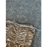 NWT ANIYE BY Malu Mini Dress Strapless Metallic Gold Womens M Circle Skirt Party Size M Photo 10