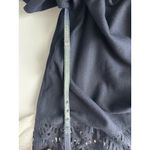 Susana Monaco Navy Wool Blend A Line Lattice Hem Dress by , Sz 4 (b48) Photo 6