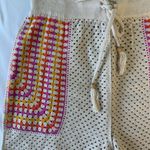 House of Harlow 1960 Crochet Tan Bermuda Shorts Women’s Medium Cotton Safari Pink Photo 6