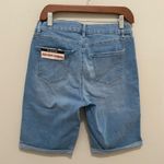 D. Jeans NWT  Women's Blue Stretchy Denim Bermuda Shorts Photo 1