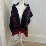 Juicy Couture Black & Burgundy Logo Knit Scarf NWT Photo 6