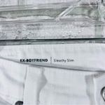 AG Adriano Goldschmied AG Ex-Boyfriend Slouchy Slim Jeans in White Size 25 Photo 6