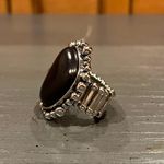 Paparazzi NWOT DONT DWELLER ON IT - BLACK STONE SILVER RING - Photo 4