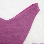 Beach Riot NEW‎  Vanessa sparkly glitter bottoms beetroot purple, XS Photo 8