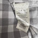 Simply Noelle  Check Print Gray Button Down Shirt Womens Medium Western Country Photo 8