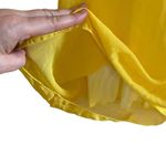 Yellow razor back short dress big bow in back XL Lined Photo 4