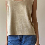 Bob Mackie  studio vintage deadstock new with tags  Shimmering Gold Tank Top Photo 0