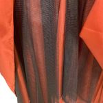 Bronze Satin Strapless Gown Beaded Empire Waist Pleated Bust Bridgerton 14 New Orange Photo 7