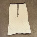 Cider Brown and White Resort Pencil Skirt Photo 0