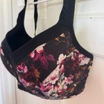 Torrid Active black floral sports bra size 42DDD Photo 2