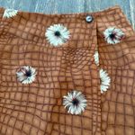 J. Suzette Vintage Sunflower‎ Wrap Skirt Size Small EUC Brown Photo 1