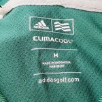 Adidas  Forest Green Short Sleeve Golf Shirt Medium Photo 6