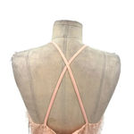 About Us  Revolve Natalie Mini‎ Dress Textured Plunge Neck Pink Size Medium Photo 9