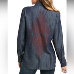 Anthropologie Ariat® Ladies Parker Long Sleeve Denim
Blue Button Up Shirt 10037240 S/Pb Photo 1