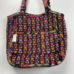 Vera Bradley Suzani Villager Tote Purse Quilted Bag Fabric Floral Black Cotton Photo 10