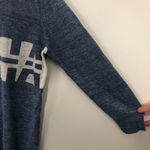 Madewell Aloha Graphic Ferry Linen Sweater in Blue Size XS Photo 4