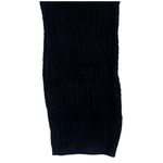 ZARA  Fitted Bodycon Cable Knit Square Neck Sweater Tank Mini Dress S Black Photo 9