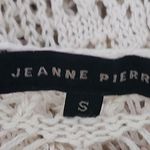 Jeanne pierre Natural Stretchy Crochet Tunic Top Photo 6