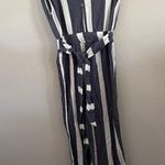 Roxy new nwt  same old blues blue white stripe wide leg jumpsuit size small Photo 5