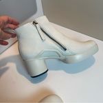 Ecco Shape Sculpted Motion 35 Women’s Sz 8.5 Cream Leather Platform Ankle Boots Photo 15