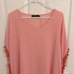Tuckernuck Pomander Place Katie Tassel Caftan Swim Cover Up Pink Size S/M Photo 2
