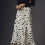 Sans Souci NWT Ruched Side-Slit Maxi Skirt size L Photo 1