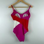 Summersalt The Marina One-Piece Swim Suit Women's Size 8 Lava Hibiscus Photo 2