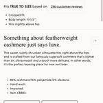 J.Crew  Featherweight cashmere-blend cropped sweater shell Gentle Clover Photo 1