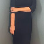 Luca Venturini Made in Italy Elegant Timeless Black Dress size US8/Eur44 Photo 4