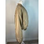 BY.DYLN Kai Bomber Jacket in Mushroom. Size M. Tan Size M Photo 5