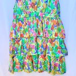 Anthropologie ANTHRO x TRACY REESE | HOPE FOR FLOWERS FLORAL PRINTED TIERED MINI DRESS SMALL Photo 6