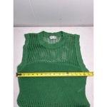 Free People  Crew Crochet Poncho In Island Green. One Size Photo 5